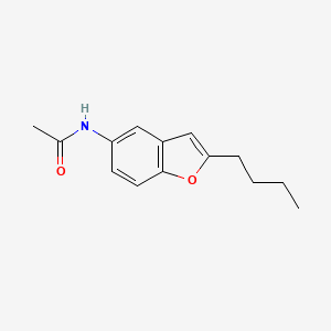 molecular formula C14H17NO2 B1600196 N-(2-butylbenzofuran-5-yl)acetamide CAS No. 526196-92-9