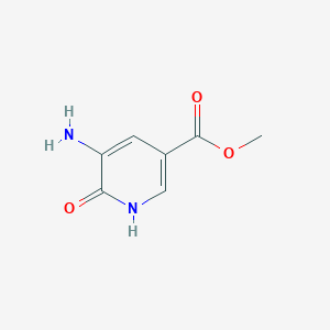 molecular formula C7H8N2O3 B1600200 Methyl 5-amino-6-hydroxypyridine-3-carboxylate CAS No. 222970-60-7