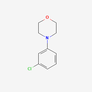 molecular formula C10H12ClNO B1600208 4-(3-Chlorophenyl)morpholine CAS No. 41605-90-7