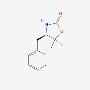 molecular formula C12H15NO2 B1600211 (R)-4-Benzyl-5,5-dimethyloxazolidin-2-one CAS No. 204851-73-0