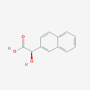 molecular formula C12H10O3 B1600222 (R)-2-(2-Naphthyl)glycolic acid CAS No. 43210-73-7