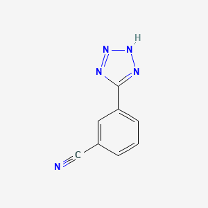 molecular formula C8H5N5 B1600236 3-(2H-四唑-5-基)苯甲腈 CAS No. 50907-33-0