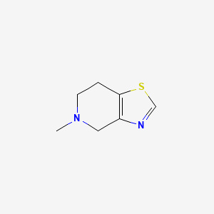 molecular formula C7H10N2S B1600238 5-甲基-4,5,6,7-四氢噻唑并[4,5-c]吡啶 CAS No. 94391-50-1