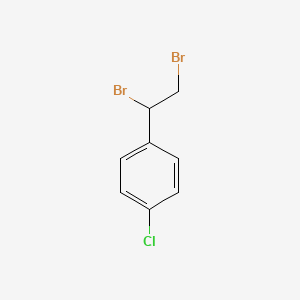 molecular formula C8H7Br2Cl B1600240 1-Chloro-4-(1,2-dibromoethyl)benzene CAS No. 23135-16-2