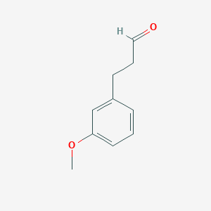molecular formula C10H12O2 B1600243 3-(3-Methoxyphenyl)propionaldehyde CAS No. 40138-66-7
