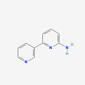 molecular formula C10H9N3 B1600252 [2,3'-联吡啶]-6-胺 CAS No. 39883-47-1
