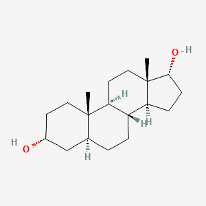 molecular formula C19H32O2 B1600260 5alpha-Androstane-3alpha,17alpha-diol CAS No. 6165-21-5
