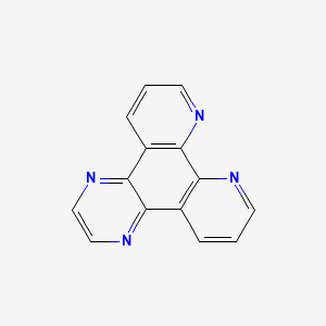 molecular formula C14H8N4 B1600276 吡嗪并[2,3-f][1,10]菲咯啉 CAS No. 217-90-3