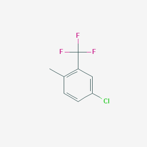 molecular formula C8H6ClF3 B1600277 5-氯-2-甲基苯三氟甲基 CAS No. 1839-92-5