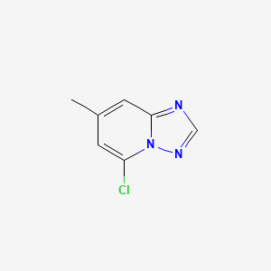 molecular formula C7H6ClN3 B1600289 5-Chloro-7-methyl-[1,2,4]triazolo[1,5-a]pyridine CAS No. 878259-99-5