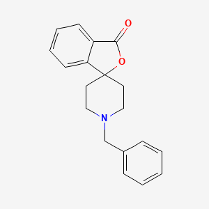 molecular formula C19H19NO2 B1600303 1'-Benzyl-3H-spiro[isobenzofuran-1,4'-piperidin]-3-one CAS No. 37663-42-6