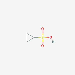 molecular formula C3H6O3S B1600306 Cyclopropanesulfonic Acid CAS No. 21297-68-7