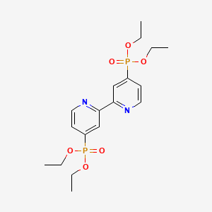 molecular formula C18H26N2O6P2 B1600314 Tetraethyl [2,2'-bipyridine]-4,4'-diylbis(phosphonate) CAS No. 174397-53-6