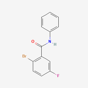 molecular formula C13H9BrFNO B1600318 N-Phenyl 2-bromo-5-fluorobenzamide CAS No. 949443-48-5