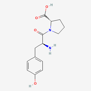 molecular formula C14H18N2O4 B1600321 Tyr-pro CAS No. 51871-47-7