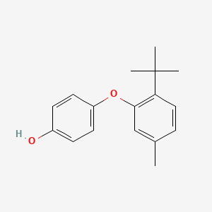 molecular formula C17H20O2 B1600324 Tert-butyl methylphenoxy phenol CAS No. 307000-42-6