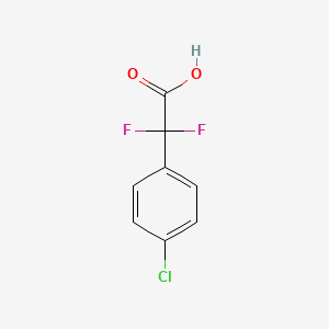molecular formula C8H5ClF2O2 B1600325 2-(4-Chlorophenyl)-2,2-difluoroacetic acid CAS No. 475301-73-6