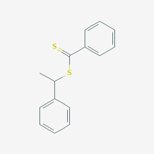 molecular formula C15H14S2 B1600327 1-Phenylethyl benzodithioate CAS No. 37912-25-7