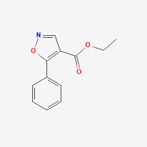 molecular formula C12H11NO3 B1600333 ETHYL-5-PHENYL-ISOXAZOLE-4-CARBOXYLATE CAS No. 50784-69-5