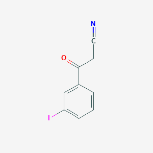 molecular formula C9H6INO B1600340 3-Iodobenzoylacetonitrile CAS No. 247206-80-0