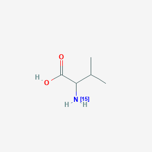 molecular formula C5H11NO2 B1600351 DL-Valine-15N CAS No. 71261-62-6