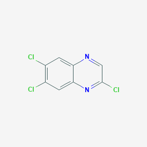 molecular formula C8H3Cl3N2 B1600359 2,6,7-Trichloroquinoxaline CAS No. 41213-31-4