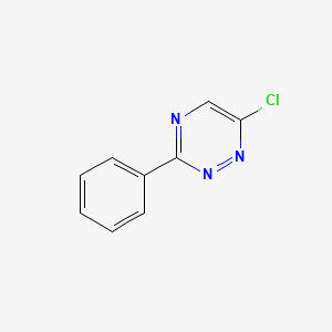 molecular formula C9H6ClN3 B1600364 6-Chloro-3-phenyl-1,2,4-triazine CAS No. 1025914-50-4