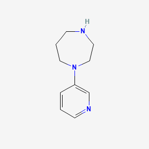molecular formula C10H15N3 B1600365 1-Pyridin-3-yl-1,4-diazepane CAS No. 223796-20-1