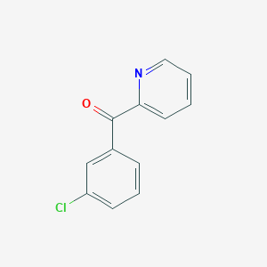 molecular formula C12H8ClNO B1600369 (3-Chlorophenyl)(pyridin-2-yl)methanone CAS No. 73742-07-1