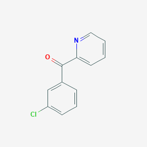 molecular formula C12H8ClNO B1600369 (3-氯苯基)(吡啶-2-基)甲酮 CAS No. 73742-07-1