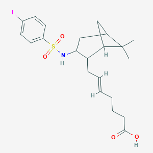 molecular formula C22H30INO4S B160037 C22H30Ino4S CAS No. 133538-58-6