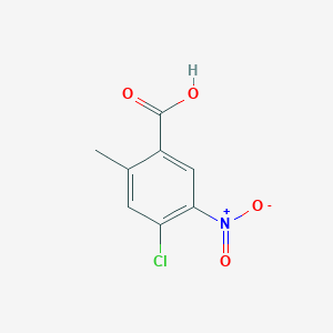 molecular formula C8H6ClNO4 B1600371 4-Chloro-2-methyl-5-nitrobenzoic acid CAS No. 476660-41-0