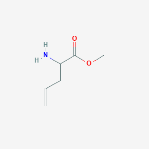 molecular formula C6H11NO2 B1600375 Methyl 2-aminopent-4-enoate CAS No. 70837-19-3