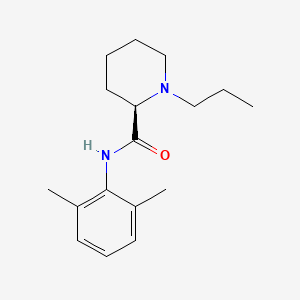 molecular formula C17H26N2O B1600380 (R)-N-(2,6-Dimethylphenyl)-1-propylpiperidine-2-carboxamide CAS No. 98717-16-9