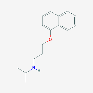 molecular formula C16H21NO B1600382 N-(1-Methylethyl)-3-(1-naphthalenyloxy)-1-propanamine CAS No. 20875-54-1
