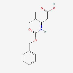 (S)-3-(((Benzyloxy)carbonyl)amino)-4-methylpentanoic acid