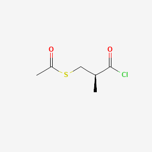 S-(3-Chloro-2-methyl-3-oxopropyl) (S)-ethanethioate