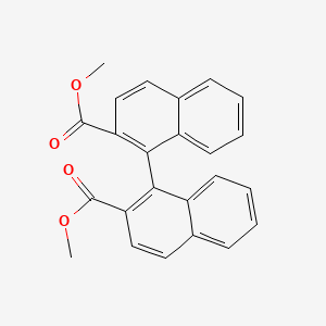 molecular formula C24H18O4 B1600405 [1,1'-Binaphthalene]-2,2'-dicarboxylic acid, dimethyl ester CAS No. 85464-88-6