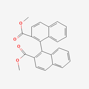 molecular formula C24H18O4 B1600405 1-(2-甲氧基羰基萘-1-基)萘-2-甲酸甲酯 CAS No. 85464-88-6