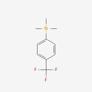 molecular formula C10H13F3Si B1600408 三甲基[4-(三氟甲基)苯基]硅烷 CAS No. 312-75-4