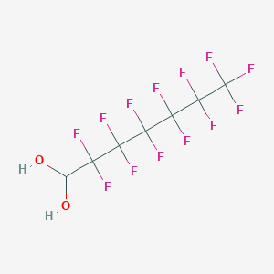 1,1-Heptanediol, 2,2,3,3,4,4,5,5,6,6,7,7,7-tridecafluoro-