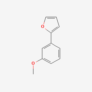 molecular formula C11H10O2 B1600418 2-(3-甲氧基苯基)呋喃 CAS No. 35461-93-9