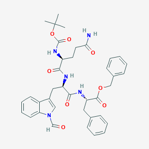 molecular formula C38H43N5O8 B160042 QWF Peptide CAS No. 126088-82-2