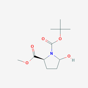 (2S)-1-tert-Butyl 2-methyl 5-hydroxypyrrolidine-1,2-dicarboxylate