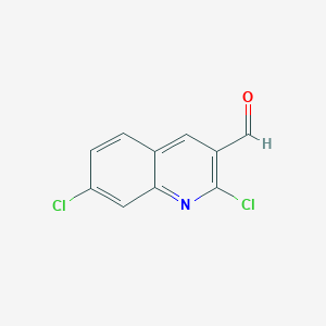 molecular formula C10H5Cl2NO B1600441 2,7-dichloroquinoline-3-carbaldehyde CAS No. 73568-33-9