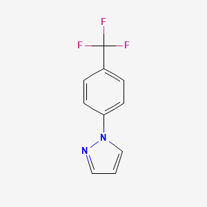 molecular formula C10H7F3N2 B1600454 1-(4-(Trifluoromethyl)phenyl)-1H-pyrazole CAS No. 207797-05-5
