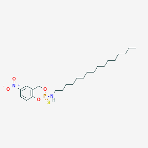 N-Hexadecyl-6-nitro-4H-1,3,2-benzodioxaphosphorin-2-amine 2-sulfide