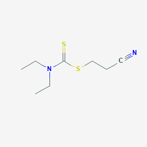 molecular formula C8H14N2S2 B1600486 2-Cyanoethyl diethylcarbamodithioate CAS No. 10264-39-8