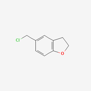 molecular formula C9H9ClO B1600494 5-Chloromethyl-2,3-dihydro-benzofuran CAS No. 55745-68-1