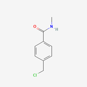 molecular formula C9H10ClNO B1600507 4-(chloromethyl)-N-methylbenzamide CAS No. 220875-88-7
